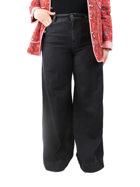 Weekend Max Mara wide-leg jeans Black BLACKWIDELEGTROUSERS