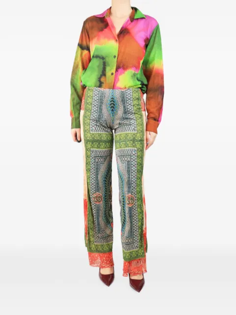 Jean Paul Gaultier Pre-Owned De Banque trousers Green GREENDEBANQUETROUSERS