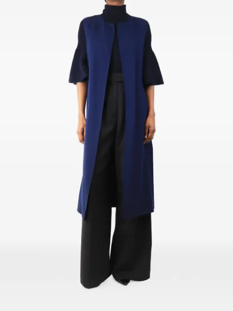 BAMFORD sleeveless coat Blue BLUESLEEVELESSROBE