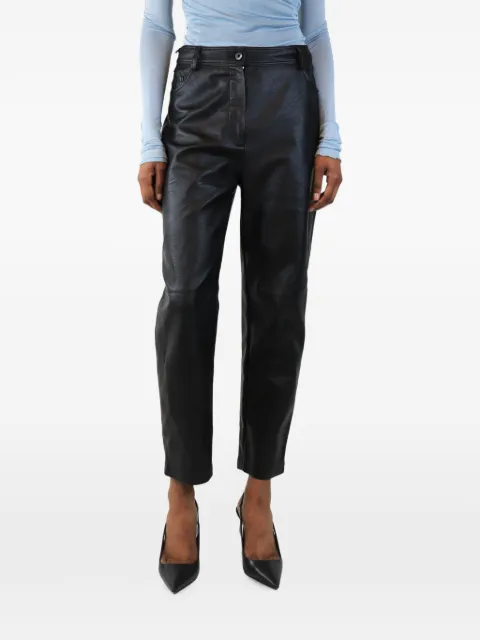 Stella McCartney Pre-Owned straight-leg trousers Black BLACKFAUXLEATHERTROUSERS