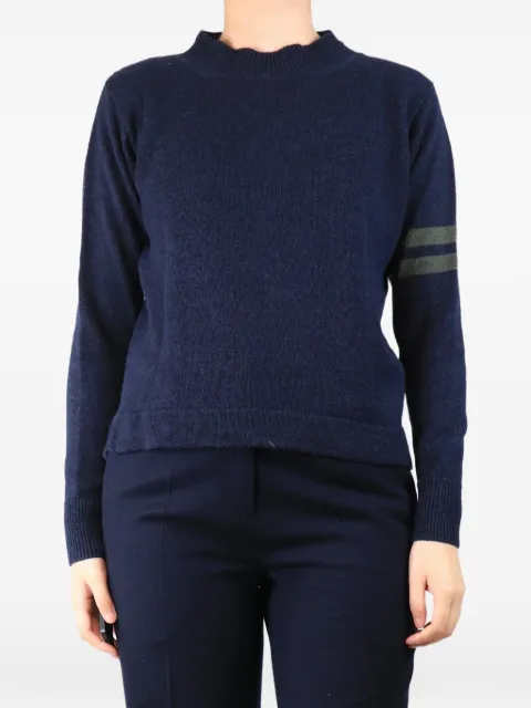 Mhl By Margaret Howell mock-neck sweater Blue NAVYBLUEMOCKNECKJUMPER