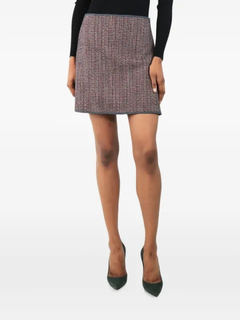 Theory houndstooth mini skirt Red REDANDGREYHOUNDSTOOTHMINISKIRT