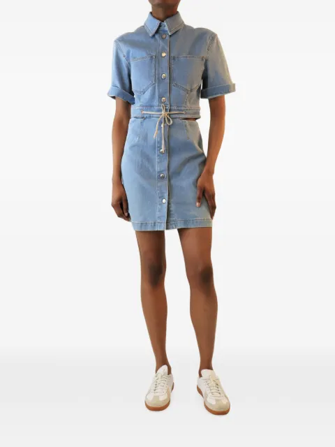 Nanushka button-down mini dress Blue BLUEBUTTONDOWNDENIMMINIDRESS