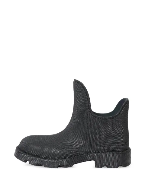 Burberry Pre-Owned textured ankle boots Black BLACKRUBBERANKLEBOOTS