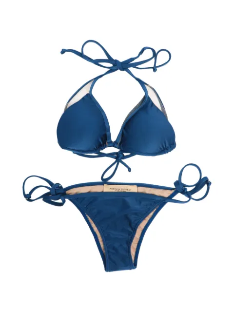 Adriana Degreas mesh-detail bikini Blue BLUEBIKINISETWITHMESHDETAIL
