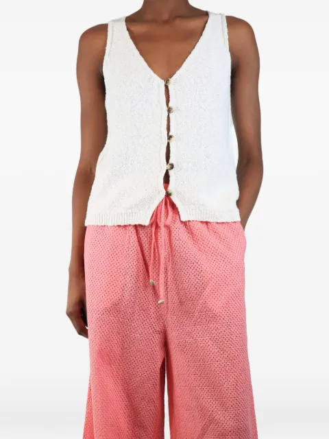 ME+EM button-down knit vest White WHITEBUTTONDOWNKNITVEST