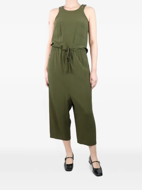 Missoni Pre-Owned sleeveless drawstring jumpsuit Green KHAKISLEEVELESSJUMPSUIT