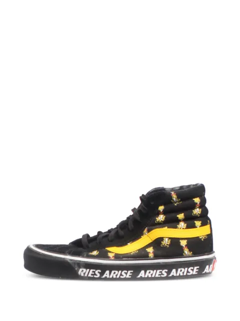 Vans x Aries Sk8-Hi sneakers Black BLACKANDYELLOWSK8HITRAINERS