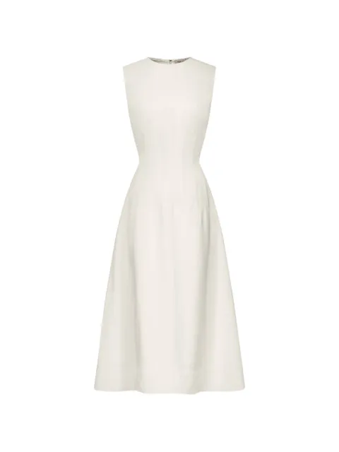 TWP dart-detail sleeveless midi dress Neutrals 63325W185BON