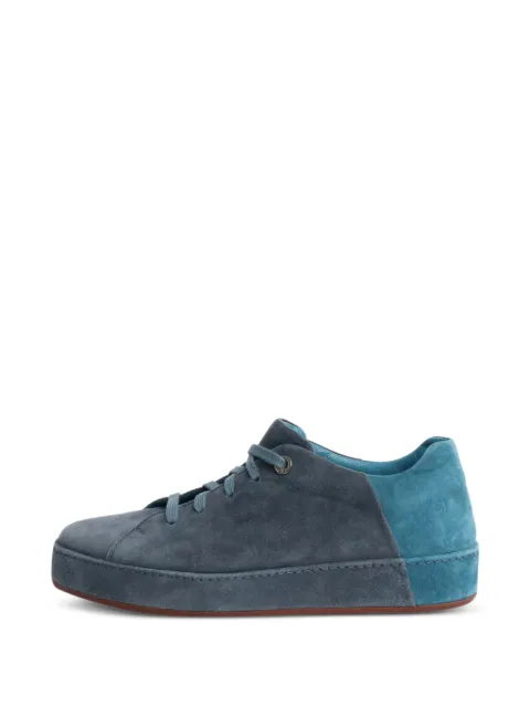 Loro Piana Pre-Owned lace-up suede sneakers Blue BLUESUEDETRAINERS