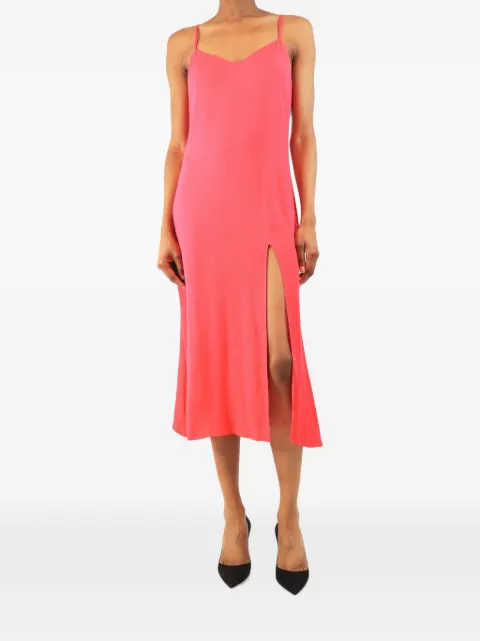 Reformation side-slit midi dress Pink PINKCRIMINIMIDIDRESS