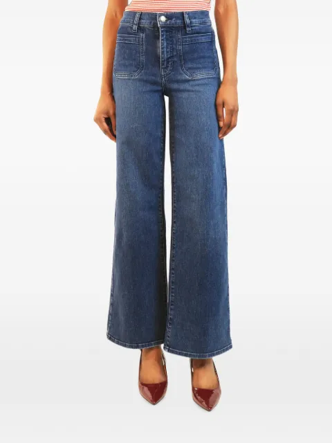 FRAME Le Slim patch-pocket jeans Blue BLUELESLIMPALAZZOJEANS