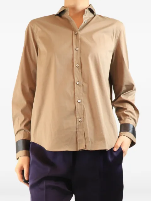 Brunello Cucinelli Vintage cotton shirt Brown BROWNCOTTONSHIRT