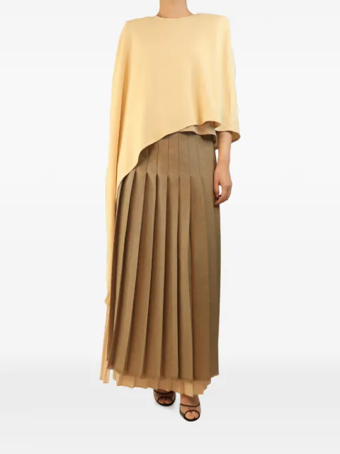 Erika Cavallini asymmetric blouse Brown CREAMASYMMETRICBLOUSE