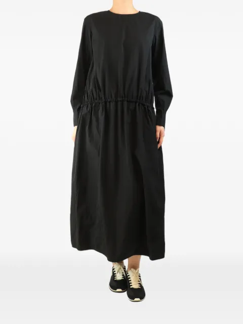 Marni Pre-Owned drawstring-waist long-sleeve maxi dress Black BLACKDRAWSTRINGWAISTDRESS