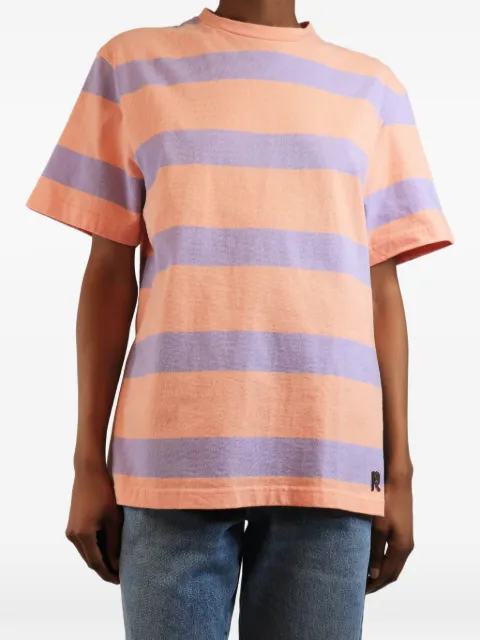 Paco Rabanne Pre-Owned striped T-shirt Pink PINKANDLILACSTRIPEDCOTTONTSHIRT