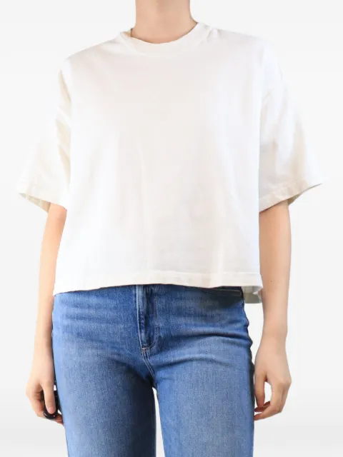 Bottega Veneta Pre-Owned cropped heavyweight T-shirt White WHITECROPPEDHEAVYWEIGHTTSHIRT