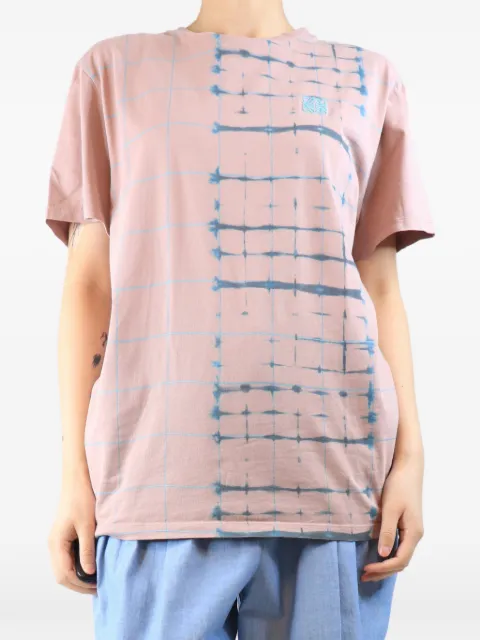 Loewe Pre-Owned tie-dye T-shirt Pink DUSTYPINKTIEDYETSHIRT