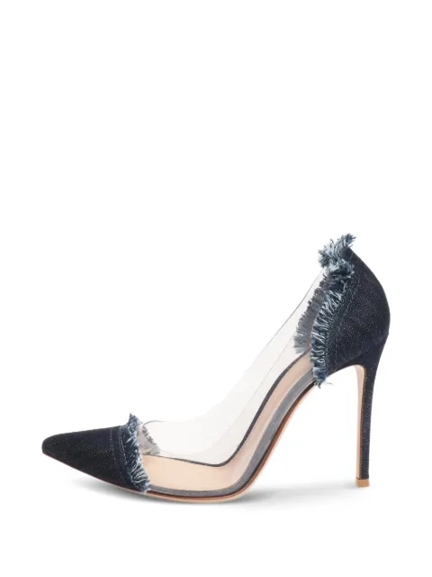 Gianvito Rossi denim pumps Blue BLUEDENIMLOLAPLEXHEELS