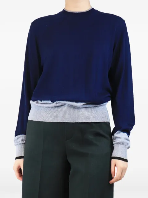 Lanvin Pre-Owned tie-dye sweater Blue BLUETIEDYEWOOLJUMPER