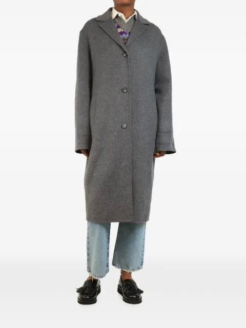 JOSEPH single-breasted cashmere coat Grey GREYCASHMERECOAT
