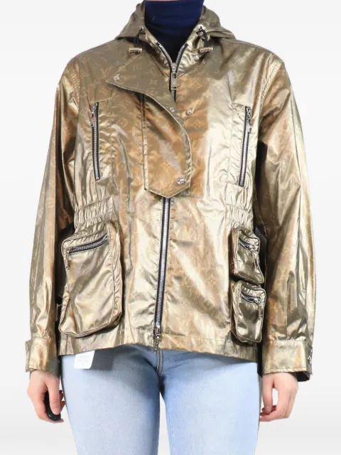 Louis Vuitton Pre-Owned Monogram shell jacket Gold GOLDMONOGRAMSHELLJACKET