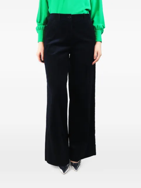 ME+EM corduroy trousers Blue NAVYCORDUROYTROUSERS