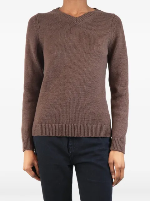 Emilia Wickstead V-neck sweater Brown BROWNVNECKSWEATER