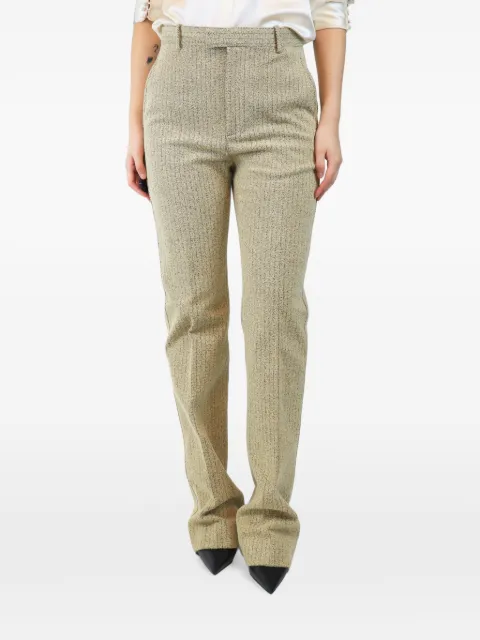 Bottega Veneta Pre-Owned herringbone boucle trousers Neutrals BEIGEHERRINGBONEBOUCLEPANTS