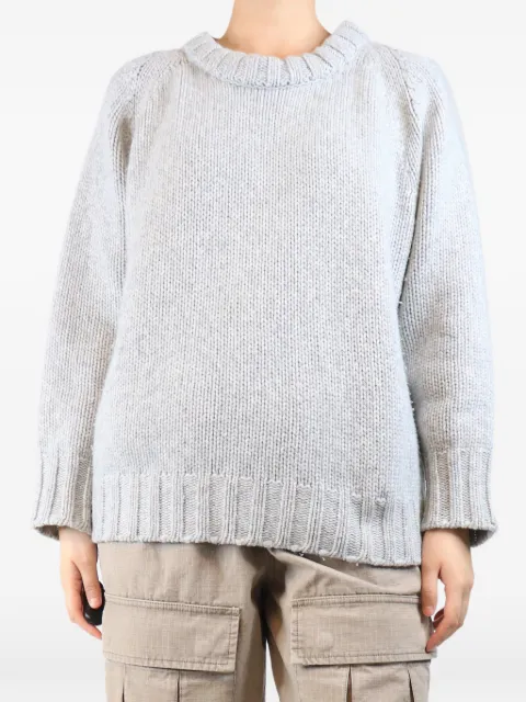 Malo raglan-sleeve sweater Grey GREYCASHMEREJUMPER