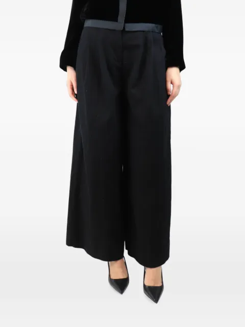 Posse pleated balloon-leg trousers Black BLACKPLEATEDBALLOONLEGTROUSERS
