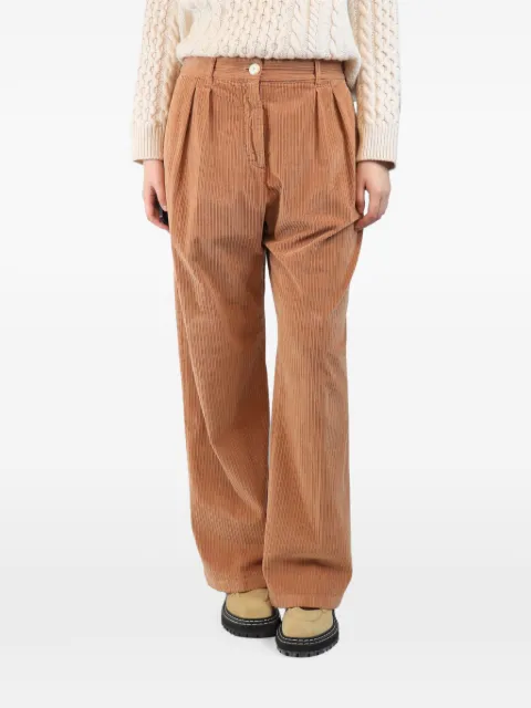 Masscob button-fastening trousers Pink DUSTYPINKCORDUROYTROUSERS