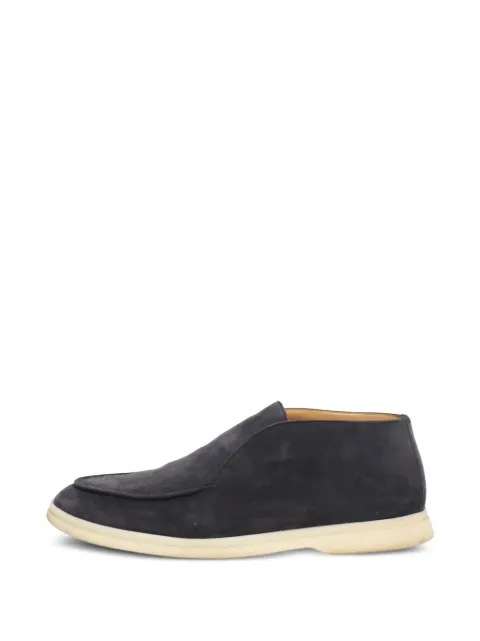 Loro Piana Pre-Owned Open Walk suede loafers Blue DARKBLUEOPENWALKSUEDESHOES
