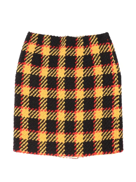 Marni Pre-Owned bouclé check pencil skirt Black MULTICOLOURBOUCLECHECKPENCILSKIRT