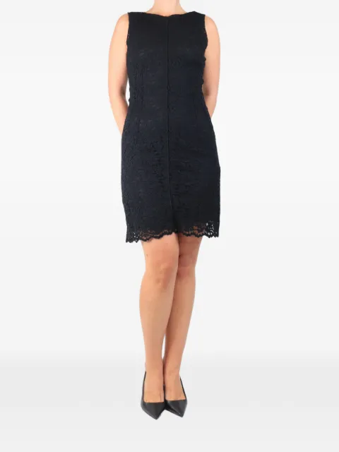 Dolce & Gabbana Pre-Owned floral-lace mini dress Black BLACKLACEMIDIDRESS