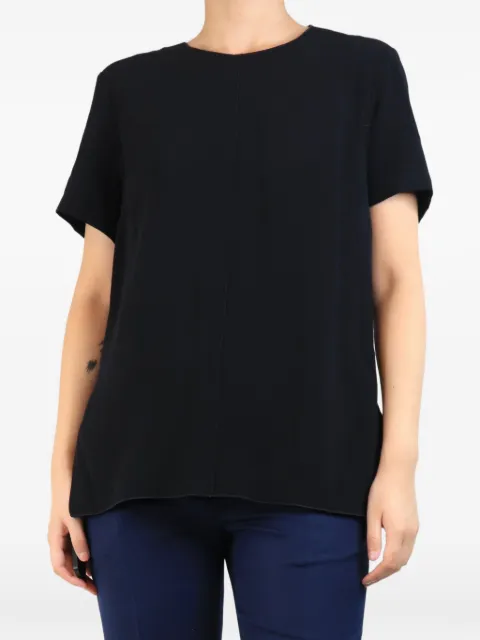 Proenza Schouler knot-detail crepe blouse Black BLACKBACKKNOTCREPETOP