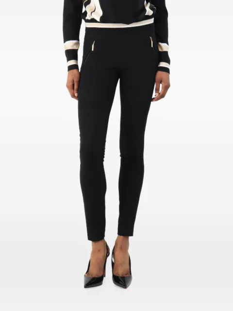 PUCCI Pre-Owned zip-pocket leggings Black BLACKLEGGINGS