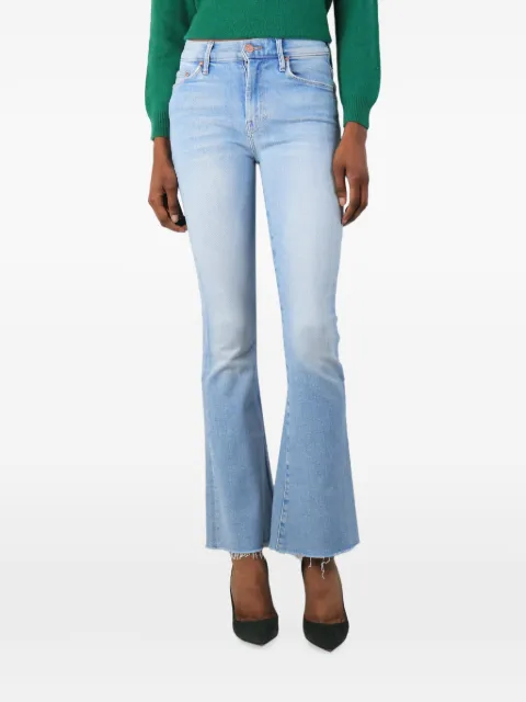 MOTHER whiskering-effect jeans Blue BLUEBOOTCUTJEANS