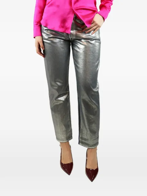 Golden Goose metallic-effect jeans Silver SILVERMETALLICJEANS