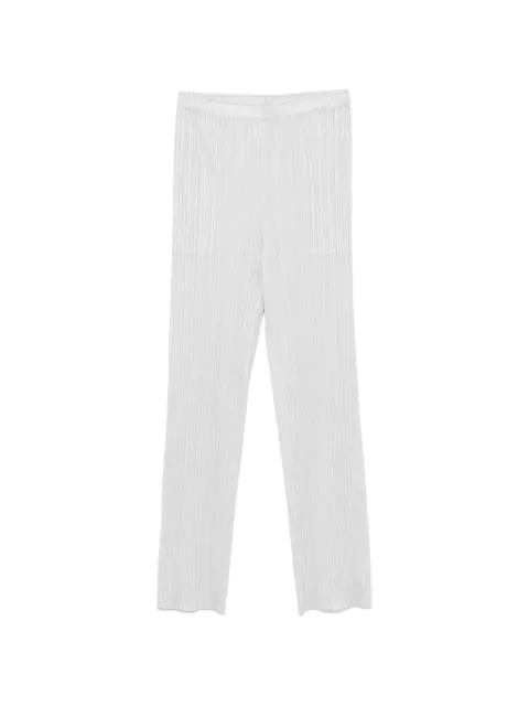 Pleats Please Issey Miyake pleated-design trousers Grey PP66JF111