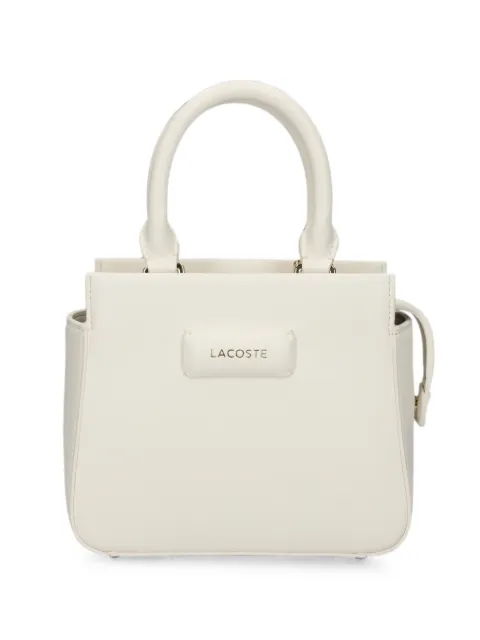 Lacoste logo-plaque tote bag White NF5155AU