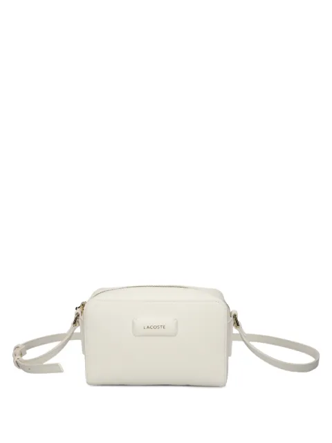 Lacoste logo-plaque crossbody bag White NF5151AU