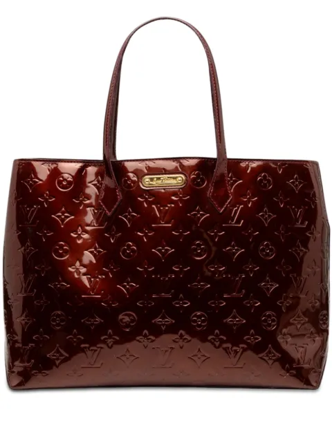 Louis Vuitton Pre-Owned 2010 Monogram Vernis Wilshire MM tote bag Red JUPC02U55H3Z7E32