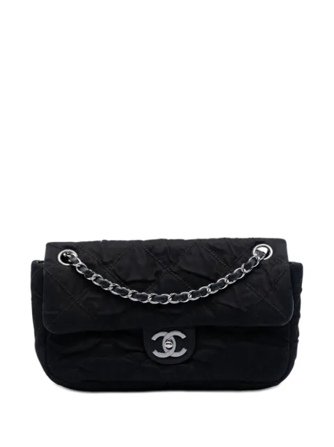 CHANEL Pre-Owned 2006-2008 CC Ultra Stitch Mesh Flap shoulder bag Black RJBNF71P2C7SIQUE