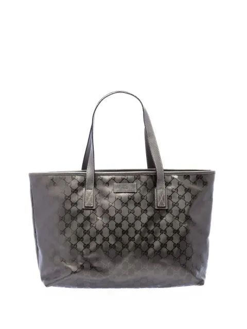 Gucci Pre-Owned 2016-2026 Medium GG Imprime tote bag Gold H2AWMOK2S19KWT0I