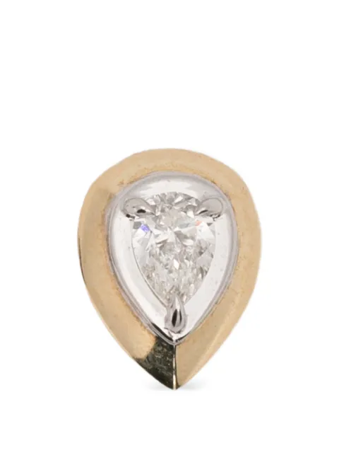 Rainbow K diamond earrings Gold E145