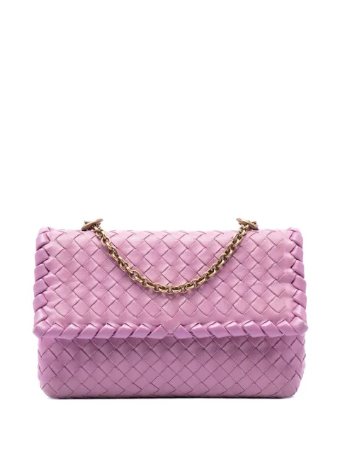 Bottega Veneta Pre-Owned 2012-2026 Baby Nappa Intrecciato Olimpia crossbody bag Pink RRTA64DREIVNPXBK