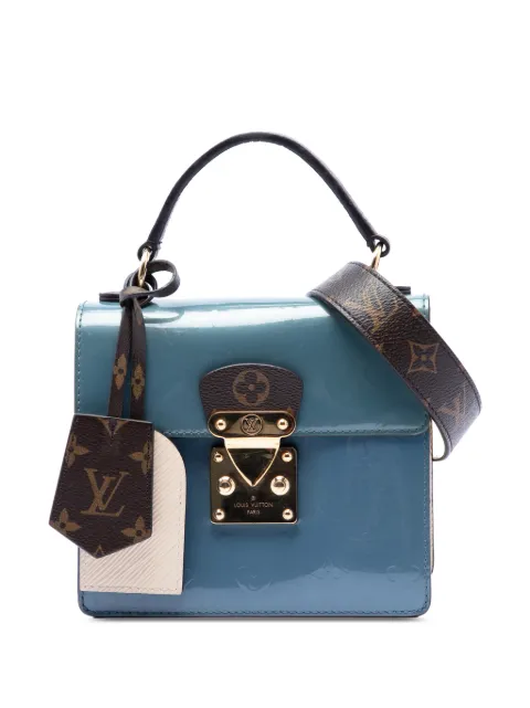 Louis Vuitton Pre-Owned 2019 Monogram Vernis Spring Street satchel Blue P0ANLNPZRCZQE7PW