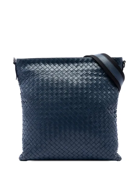 Bottega Veneta Pre-Owned 2011 Nappa Intrecciato VN crossbody bag Blue LW6HITFMYUS019NV