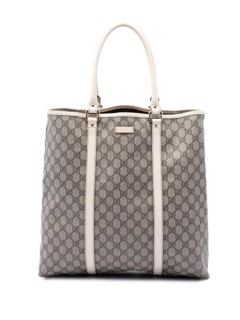 Gucci Pre-Owned 2016-2026 GG Supreme Joy Vertical tote bag White IUZ2XF7358N6DHSQ